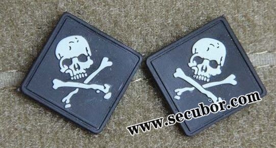 Patch Badges Velcro Skull, PBV001